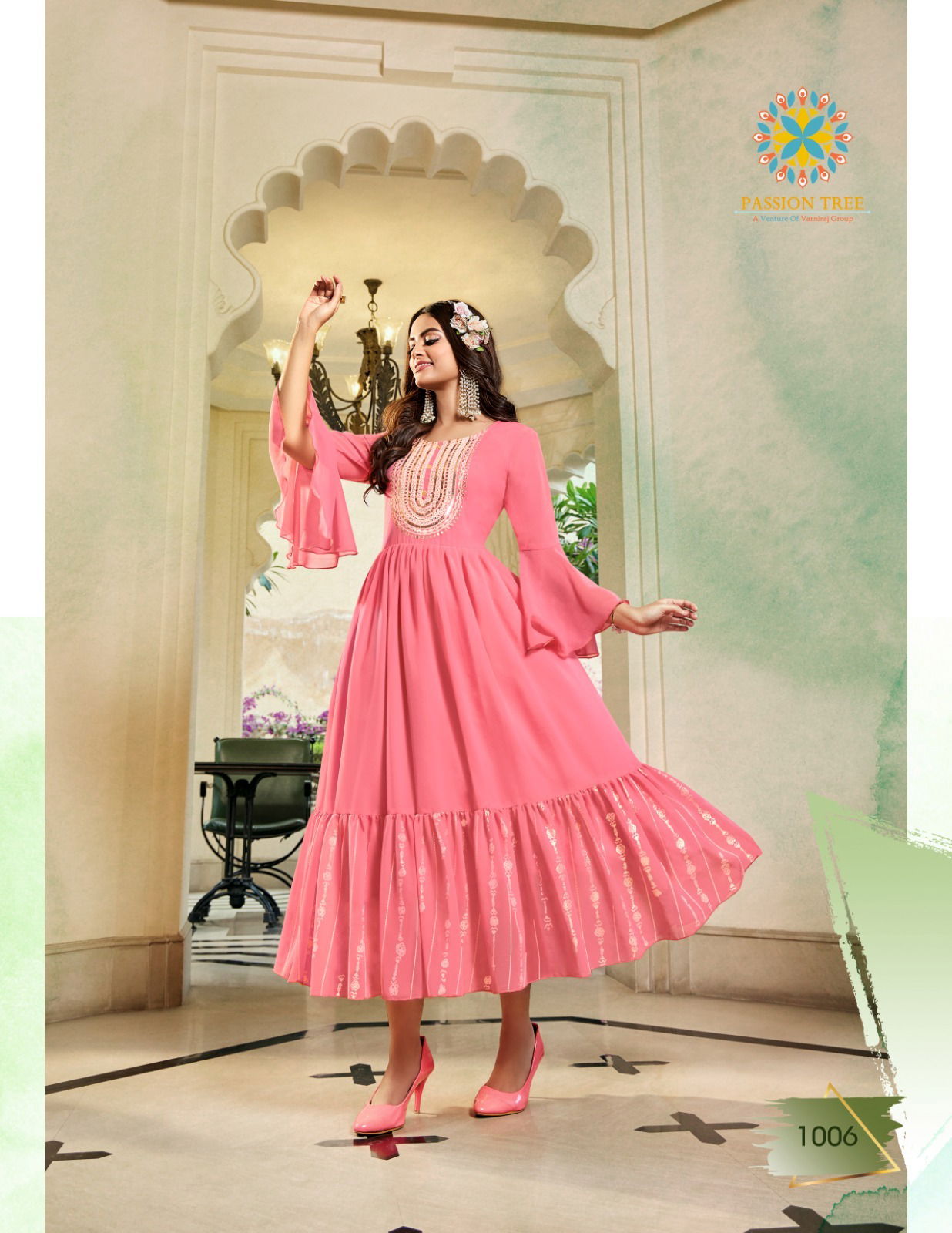 Flair Glory Vol 1 By Passion Tree Designer Kurti Catalog